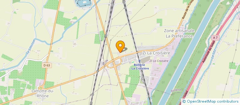 localisation de l'entreprise TS FACADES à BOLLENE