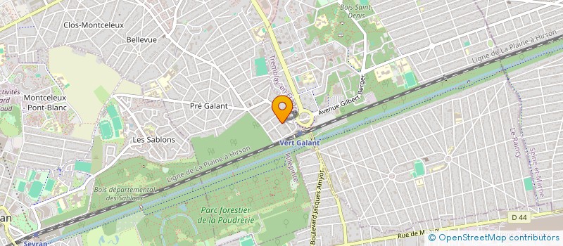 localisation de l'entreprise TS FORMATION à VILLEPINTE