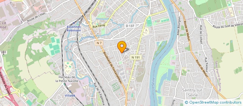 localisation de l'entreprise TS GESTION à CORBEIL-ESSONNES