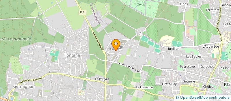 localisation de l'entreprise TS.GUIBERT  LE TAILLAN-MEDOC