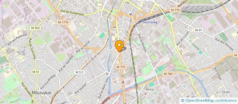 localisation de l'entreprise TS INDUSTRIE  TOURCOING