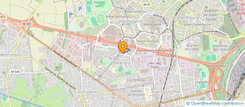 localisation de l'entreprise TS INGENIEURS CONSEILS à STRASBOURG