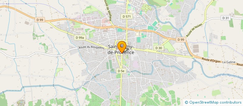 localisation de l'entreprise TS INTERNATIONAL à SAINT-REMY-DE-PROVENCE