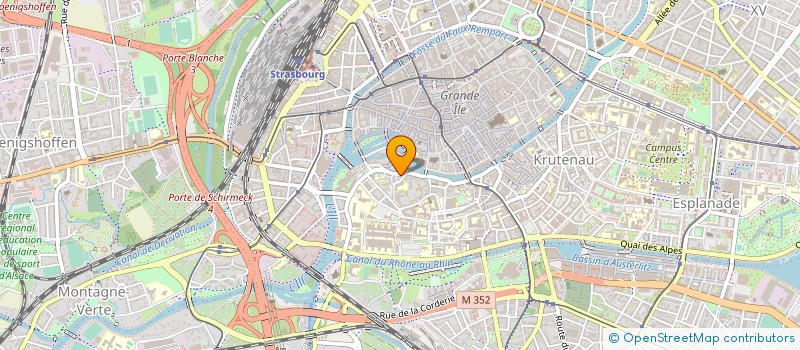 localisation de l'entreprise TS INVEST à STRASBOURG