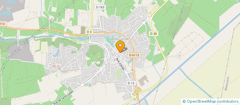 localisation de l'entreprise TS INVEST  BELLEGARDE