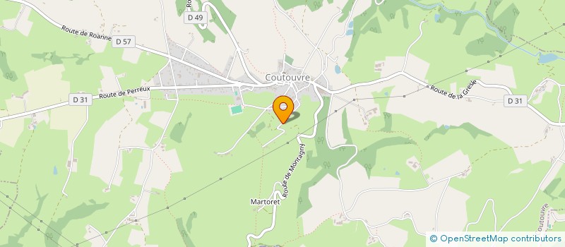 localisation de l'entreprise TS INVEST  COUTOUVRE