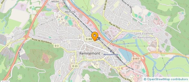 localisation de l'entreprise TS LAKE RENTALS  REMIREMONT