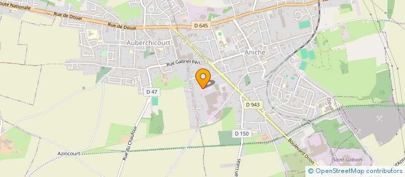 localisation de l'entreprise TS MARKETING à ANICHE