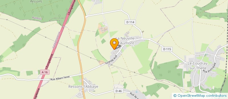 localisation de l'entreprise TS PISCINES  LA DRENNE