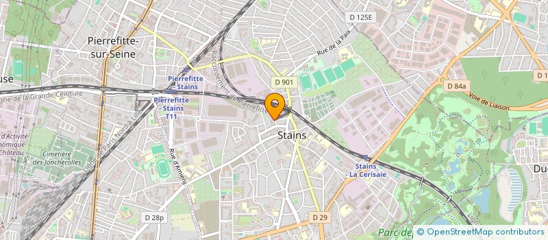 localisation de l'entreprise TS PRESTIGE CARS à STAINS