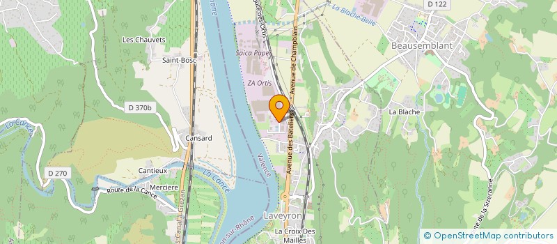 localisation de l'entreprise TS PROCESS & EQUIPEMENTS  LAVEYRON