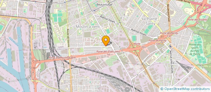 localisation de l'entreprise TS RENOV  VENISSIEUX