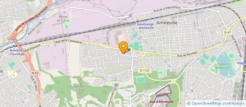 localisation de l'entreprise TS SEREMANGE  AMNEVILLE