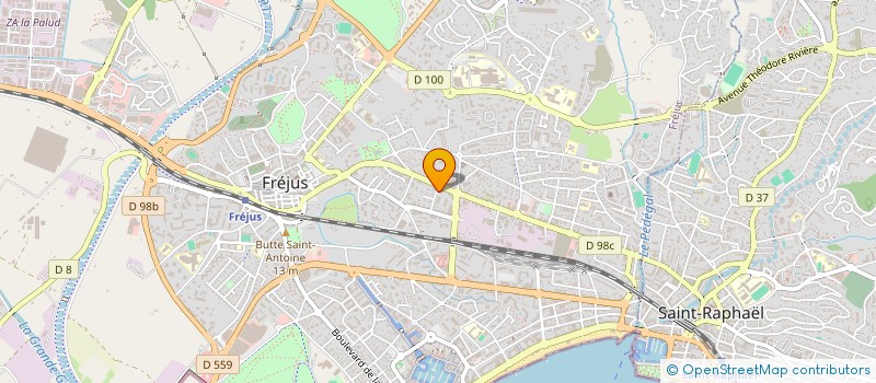localisation de l'entreprise TS STORE 83 à FREJUS