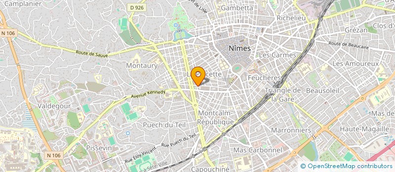 localisation de l'entreprise TS STRUCTURE  NIMES