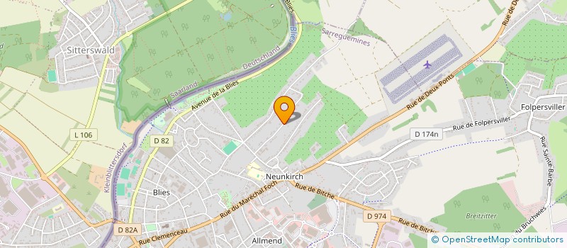 localisation de l'entreprise TS SYNERGY  SARREGUEMINES