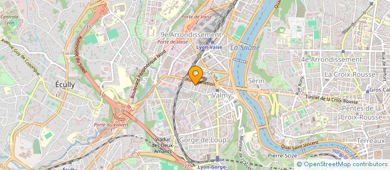 localisation de l'entreprise TS TISSOT  LYON