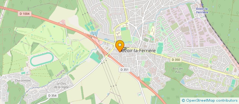 localisation de l'entreprise TS&V  OZOIR-LA-FERRIERE