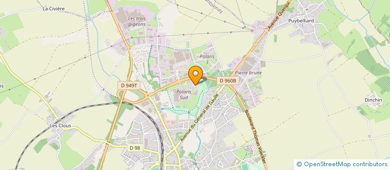 localisation de l'entreprise TS2M  CHANTONNAY