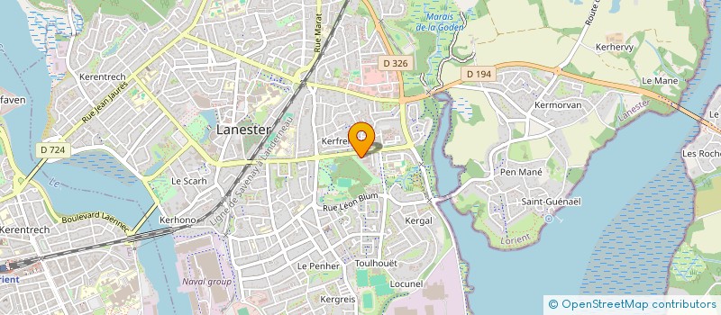 localisation de l'entreprise TS56  LANESTER