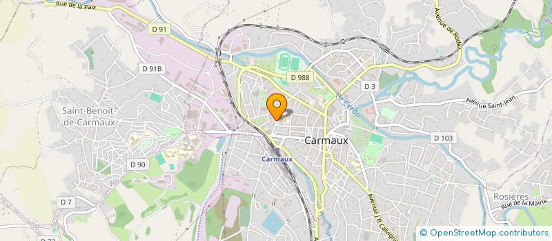 localisation de l'entreprise TSA  CARMAUX