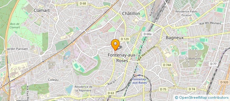 localisation de l'entreprise TSA à FONTENAY-AUX-ROSES