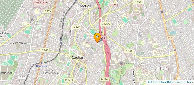 localisation de l'entreprise TSA  CACHAN