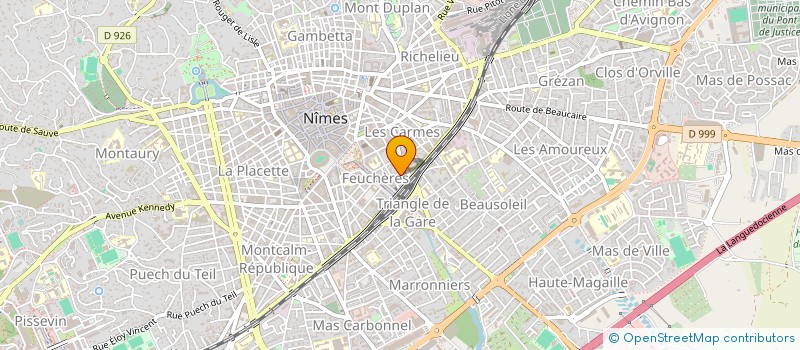 localisation de l'entreprise TSA  NIMES