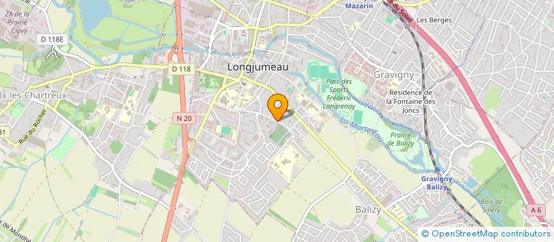 localisation de l'entreprise TSA à LONGJUMEAU