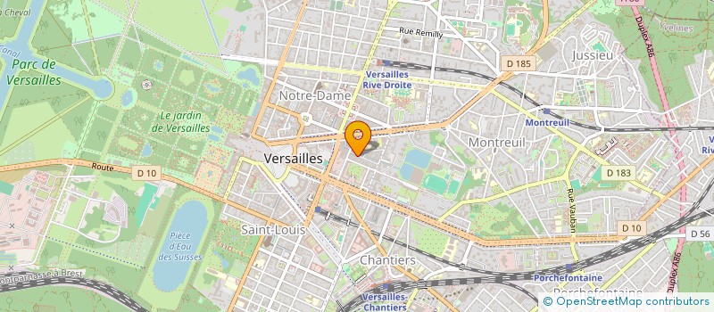 localisation de l'entreprise TSA à VERSAILLES