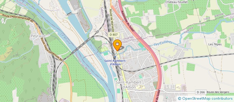 localisation de l'entreprise TSA CHARGE à SAINT-RAMBERT-D'ALBON