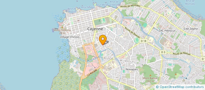 localisation de l'entreprise TSA DOM  CAYENNE