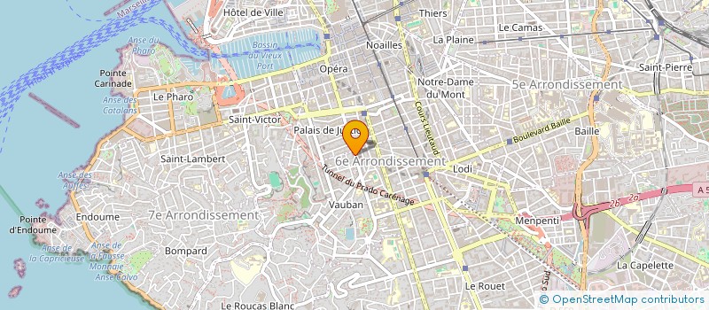 localisation de l'entreprise TSA SECURITE à MARSEILLE