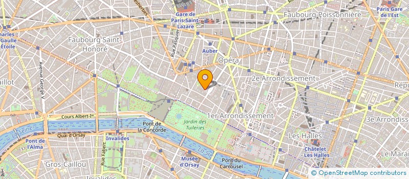 localisation de l'entreprise TSAF OTC à PARIS