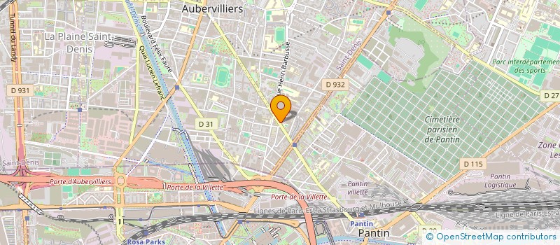 localisation de l'entreprise TSAI-57V  AUBERVILLIERS