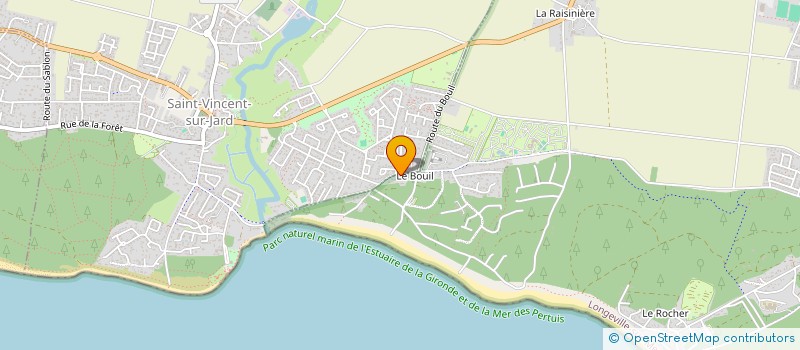 localisation de l'entreprise TSALG  LONGEVILLE-SUR-MER