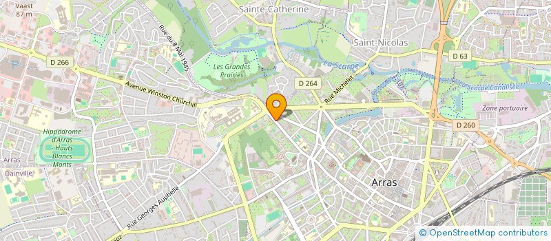 localisation de l'entreprise TSAN  ARRAS