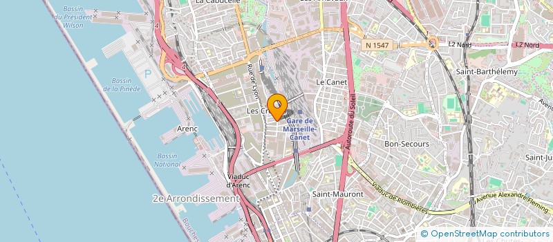 localisation de l'entreprise TSANGA à MARSEILLE