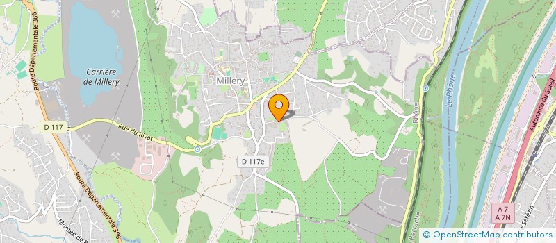 localisation de l'entreprise TSAR  MILLERY
