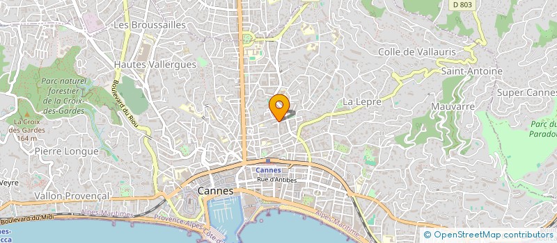 localisation de l'entreprise TSAR PROTECTION à CANNES