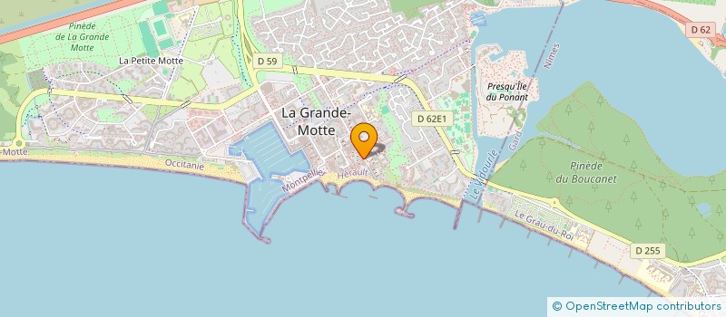 localisation de l'entreprise TSARA DIFFUSION à LA GRANDE-MOTTE