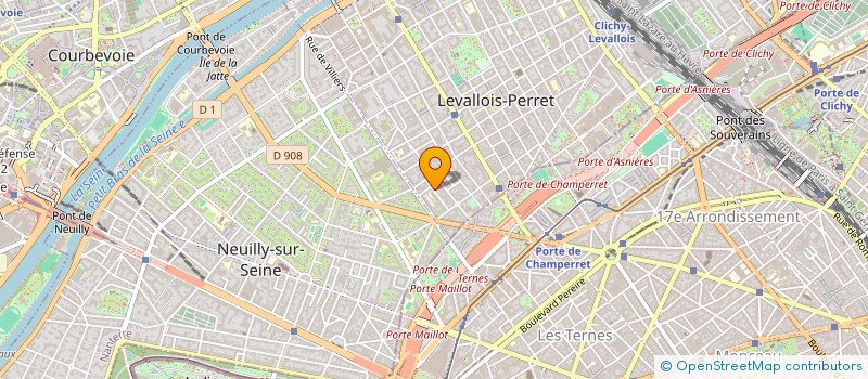 localisation de l'entreprise TSARA-TRANS à LEVALLOIS-PERRET