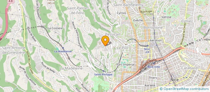 localisation de l'entreprise TSARINE à NICE