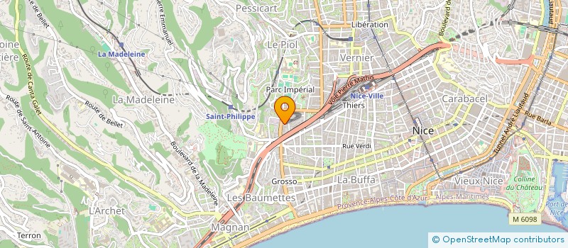 localisation de l'entreprise TSB à NICE