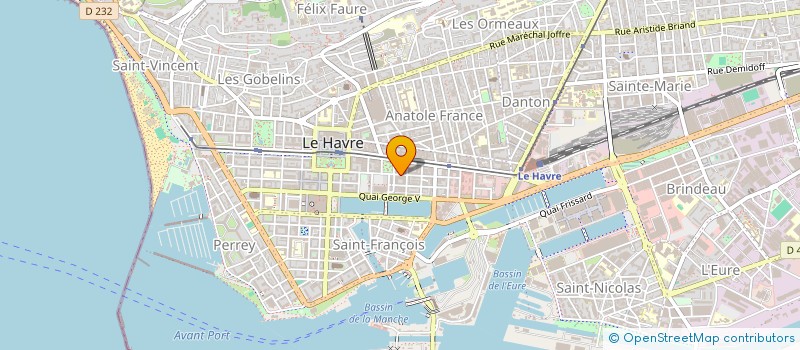 localisation de l'entreprise TSB à LE HAVRE