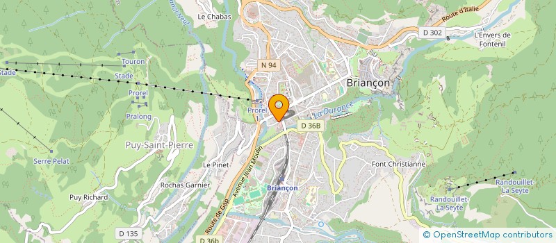 localisation de l'entreprise TSB à BRIANCON