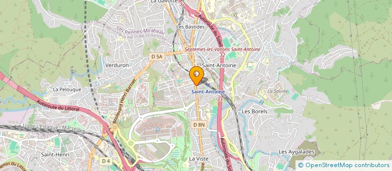localisation de l'entreprise TSB à MARSEILLE