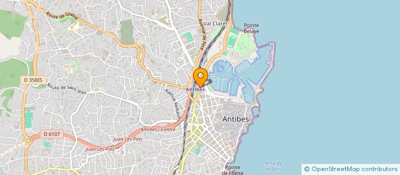 localisation de l'entreprise TSB AZUR  ANTIBES
