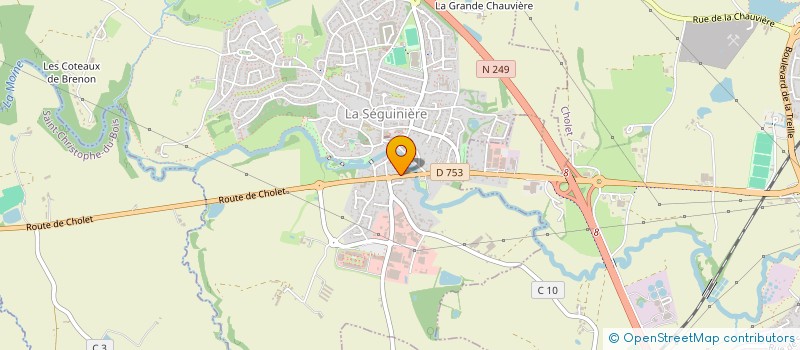 localisation de l'entreprise TSB IMMOBILIER à LA SEGUINIERE