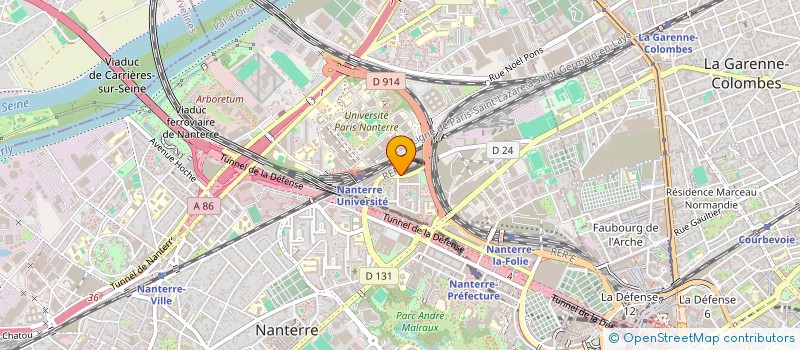 localisation de l'entreprise TSB NANTERRE  NANTERRE